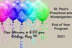 2021 PreK and Kindergarten Program!